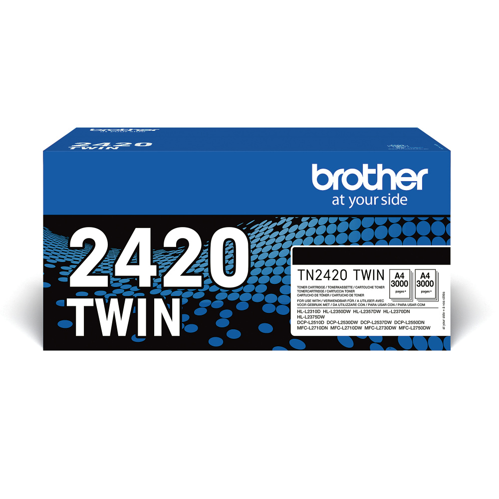 Brother TN2420 - TWIN-pack toner - Black