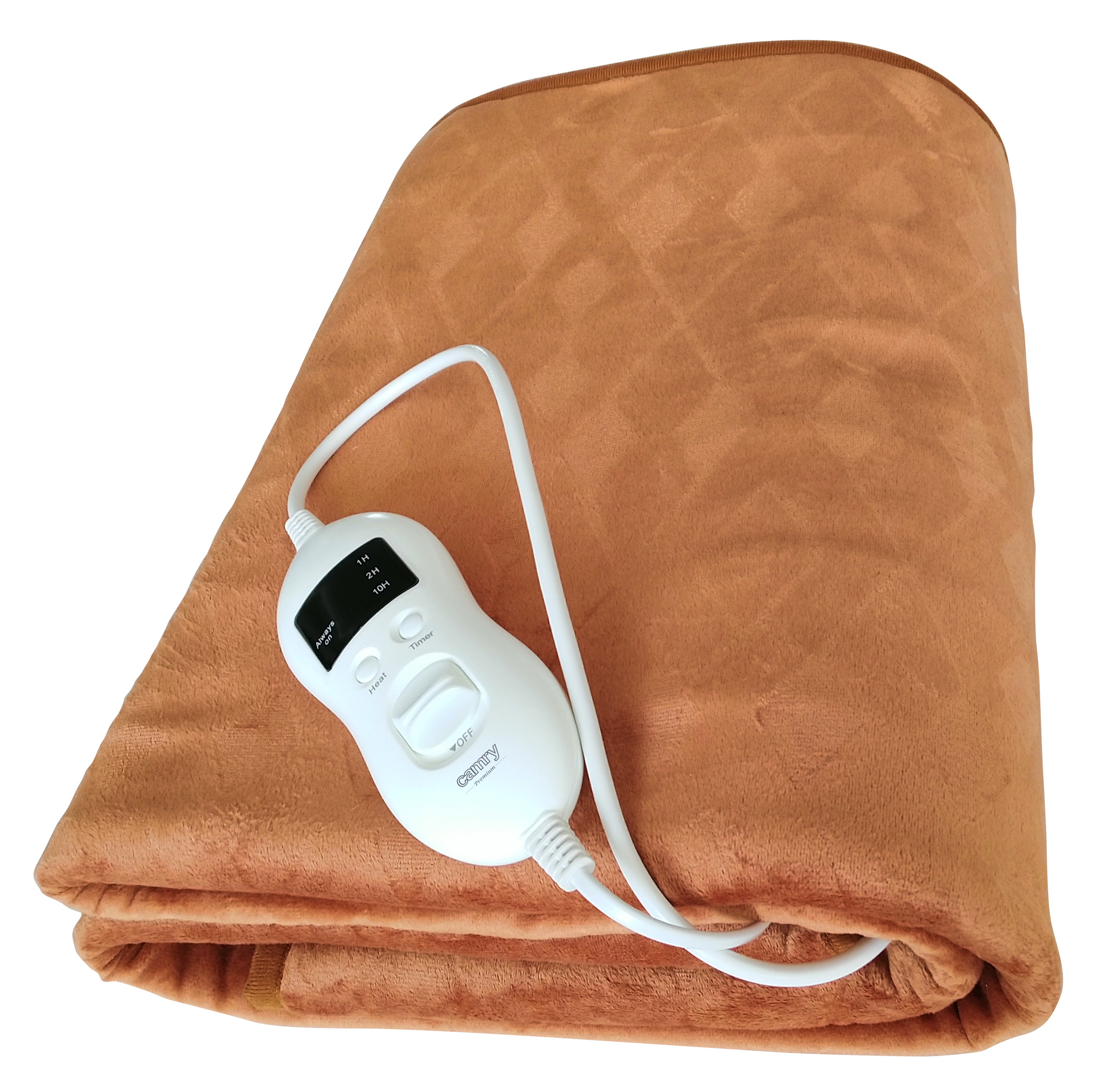 Camry - Electirc Heating Blanket with Timer - CR 7435 - Number of heating levels 8 - Number of persons 1 - Washable - Remote control - Super Soft Fleece/Polyester - 60 W