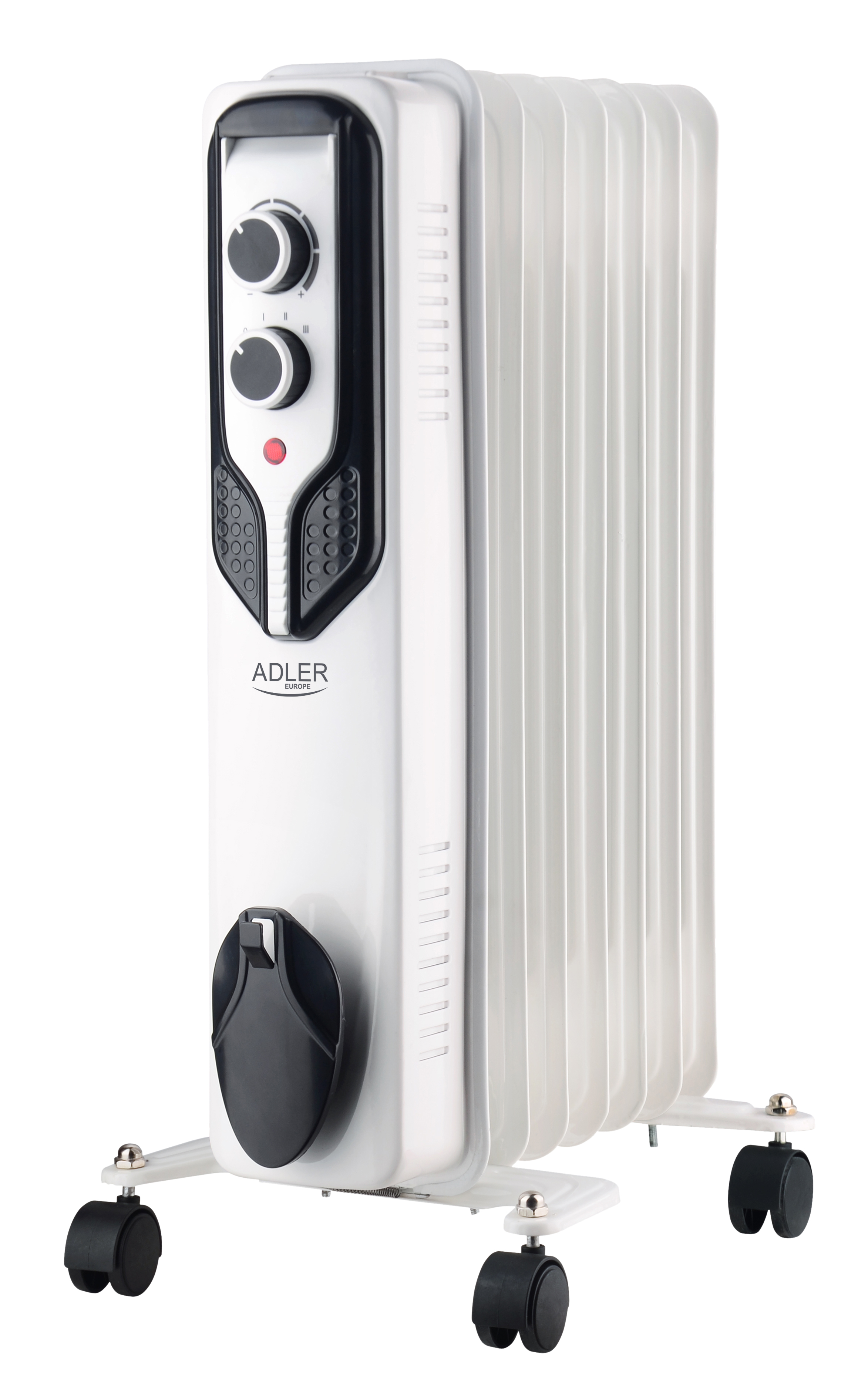 Adler - Oil-Filled Radiator - AD 7815 - Oil Filled Radiator - 1500 W - Number of power levels 3 - White