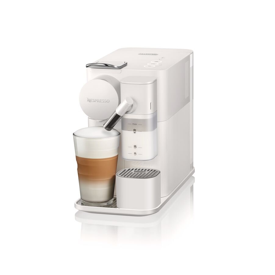 Delonghi - Coffee Machine - EN510.W Lattissima One - Pump pressure 19 bar - Built-in milk frother - Automatic - 1450 W - White
