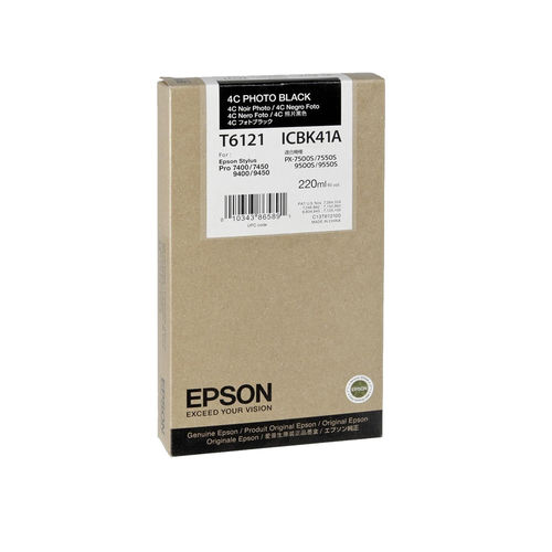 Epson T612100 - Ink cartrige - Photo Black