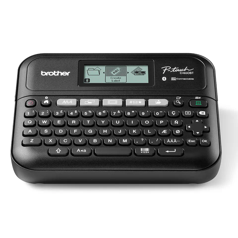 Brother PT-D460BTVP - Mono - Thermal - Label Printer - Black