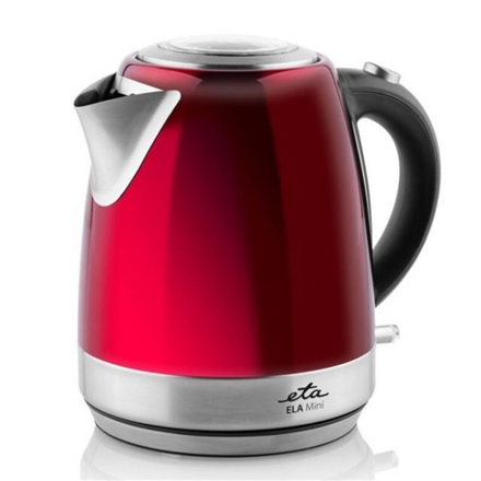 ETA - Mini Kettle - ETA859990010 - Electric - 2100 W - 1.2 L - Stainless steel - 360° rotational base - Red