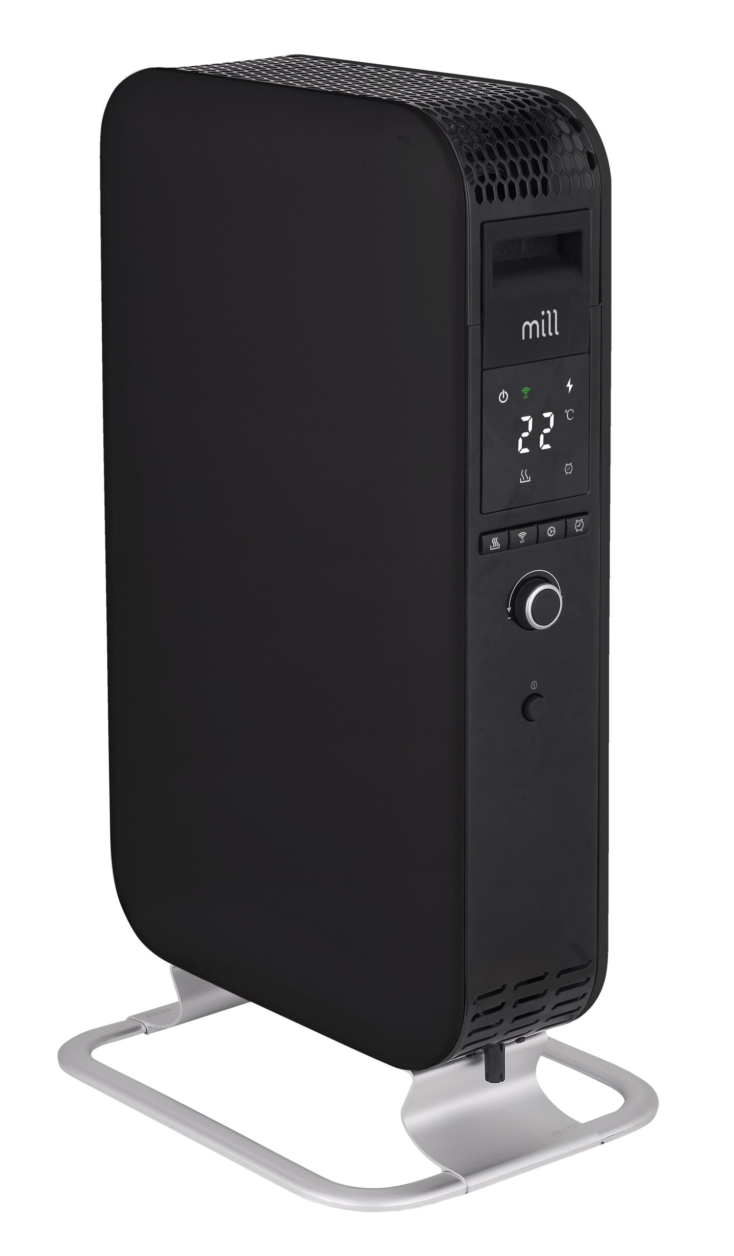 Mill - Heater - OIL1500WIFI3 Gentle Air - Oil Filled Radiator - 1500 W - Suitable for rooms up to 22 m² - Black