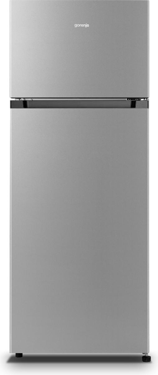 Gorenje Refrigerator - RF414EPS4 - Energy efficiency class E - Free standing - Double Door - Height 143.6 cm - Fridge net capacity 165 L - Freezer net capacity 41 L - 40 dB - Grey
