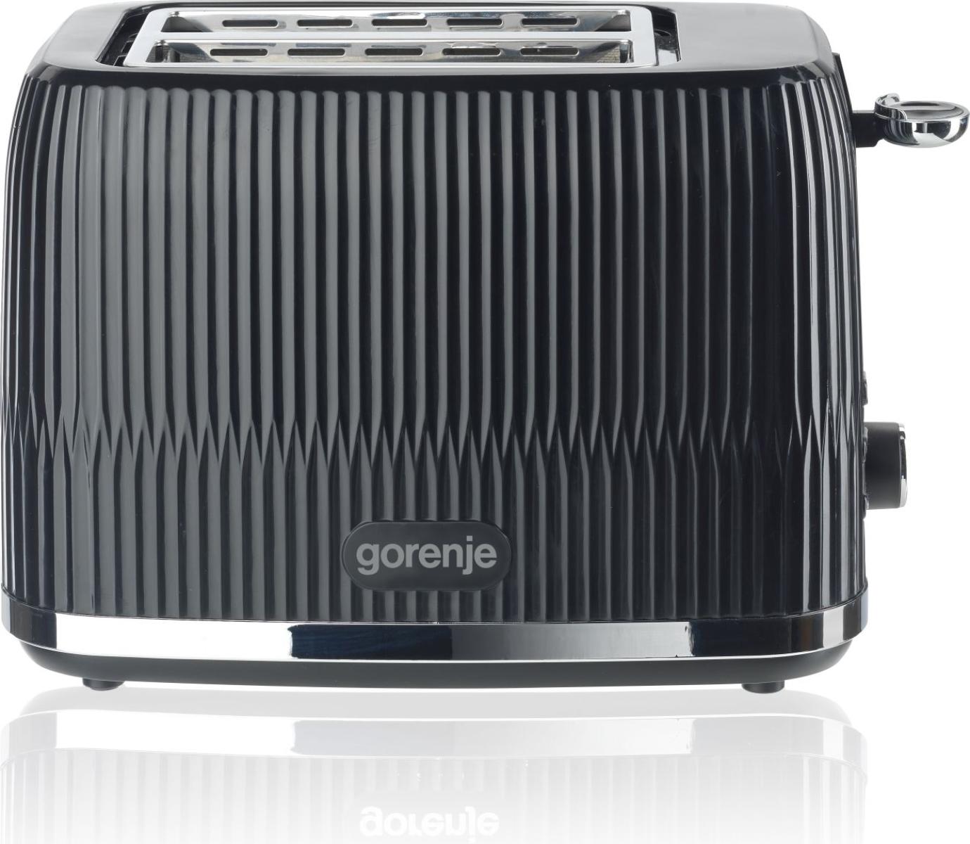 Gorenje Toaster - T850DPB - Number of slots 2 - Housing material Plastic - Black