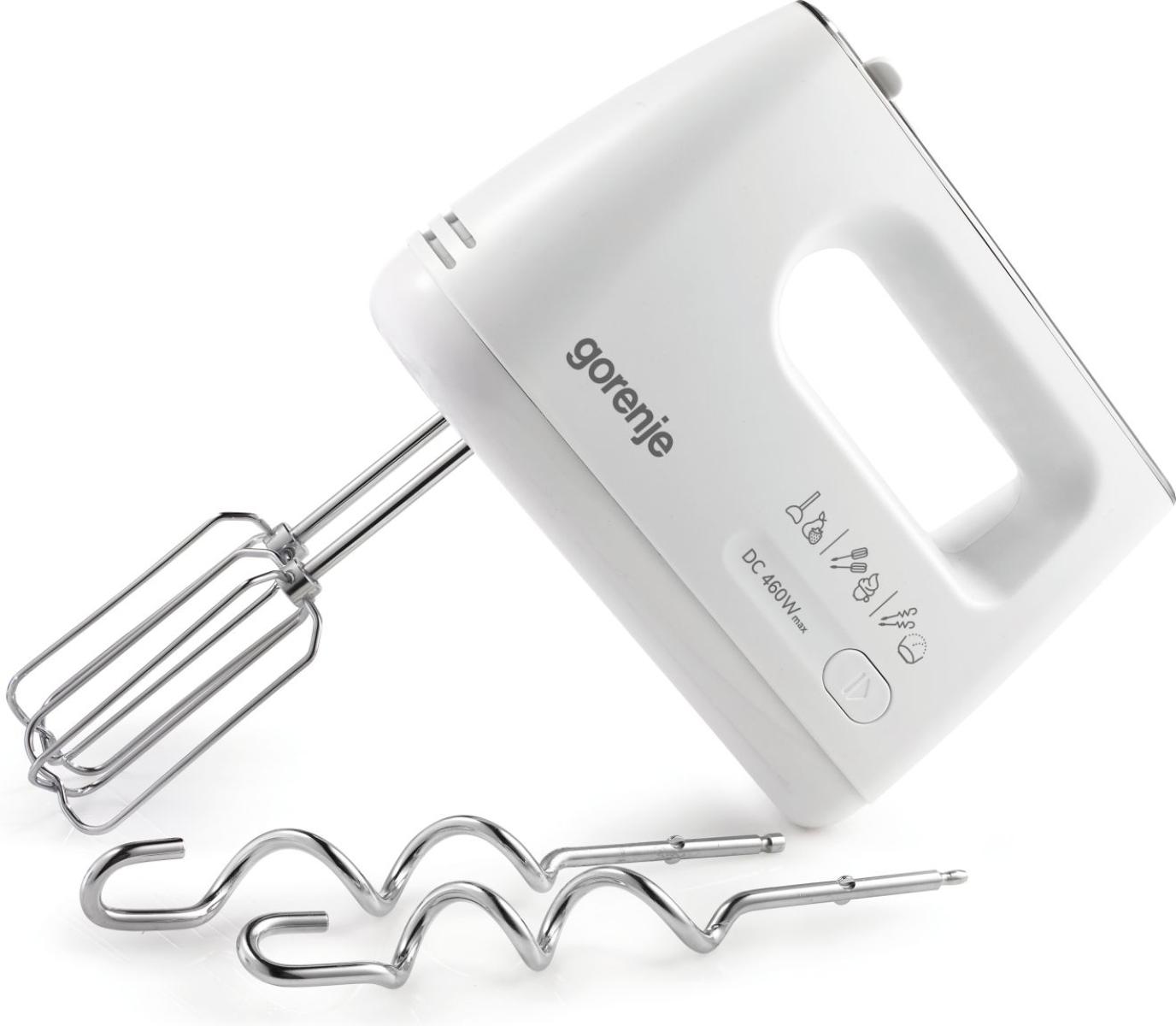 Gorenje - Hand Mixer - M460CDC - Hand Mixer - 460 W - Number of speeds 5 - Turbo mode - White