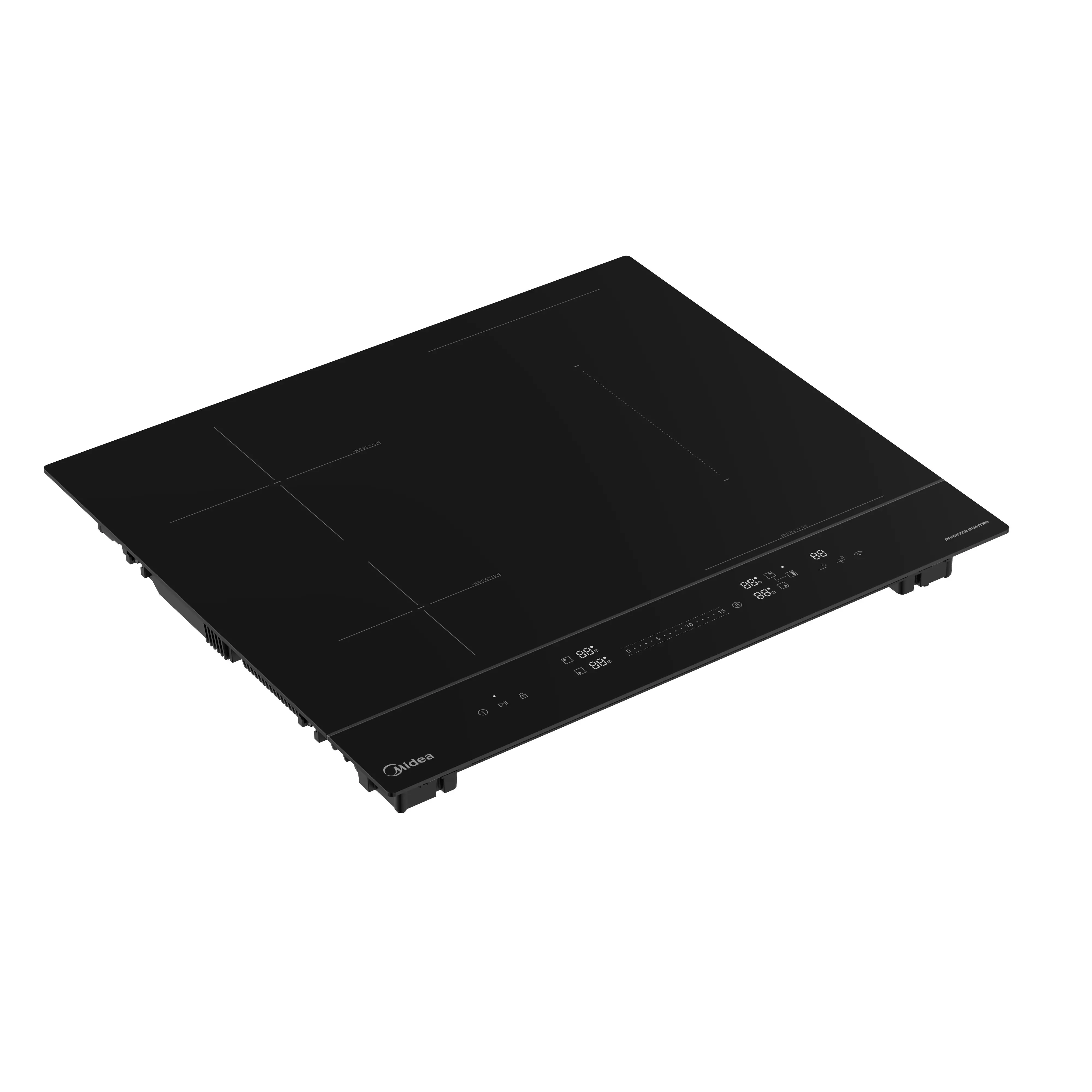Midea Hob - MIH744BE325GKD - Induction - Number of burners/cooking zones 4 - Touch - Timer - Black
