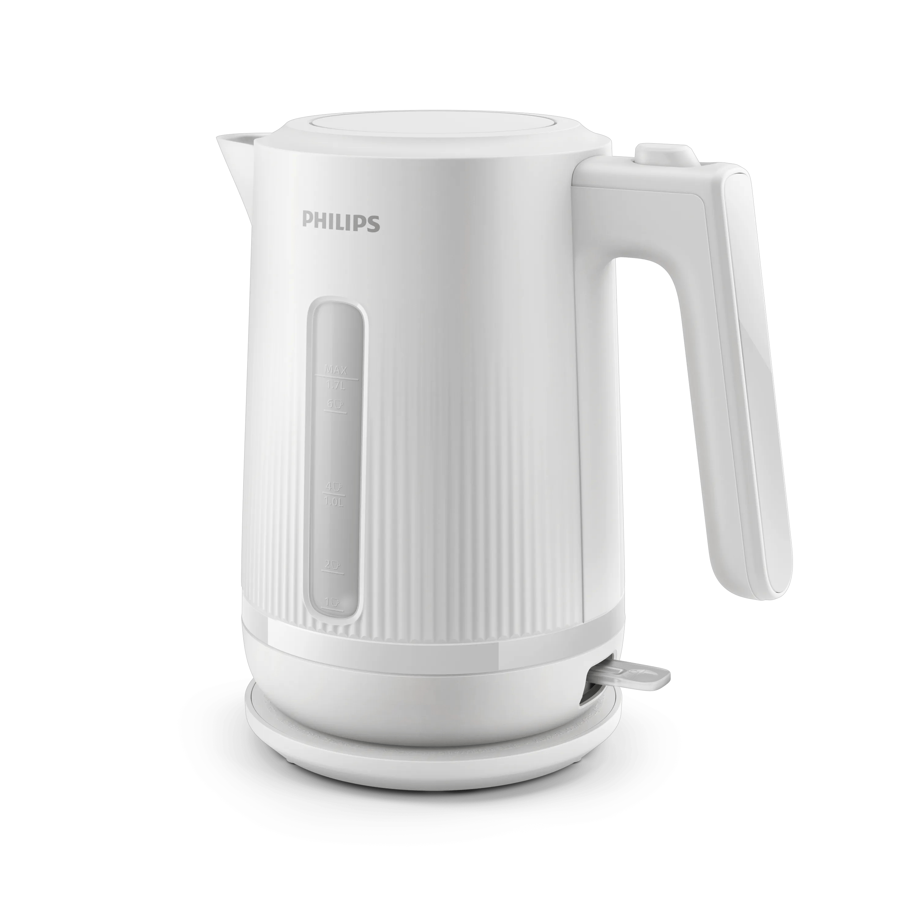 Philips Kettle - HD9411/00 3000 Series - Electric - 2200 W - 1.7 L - Plastic - 360° rotational base - White