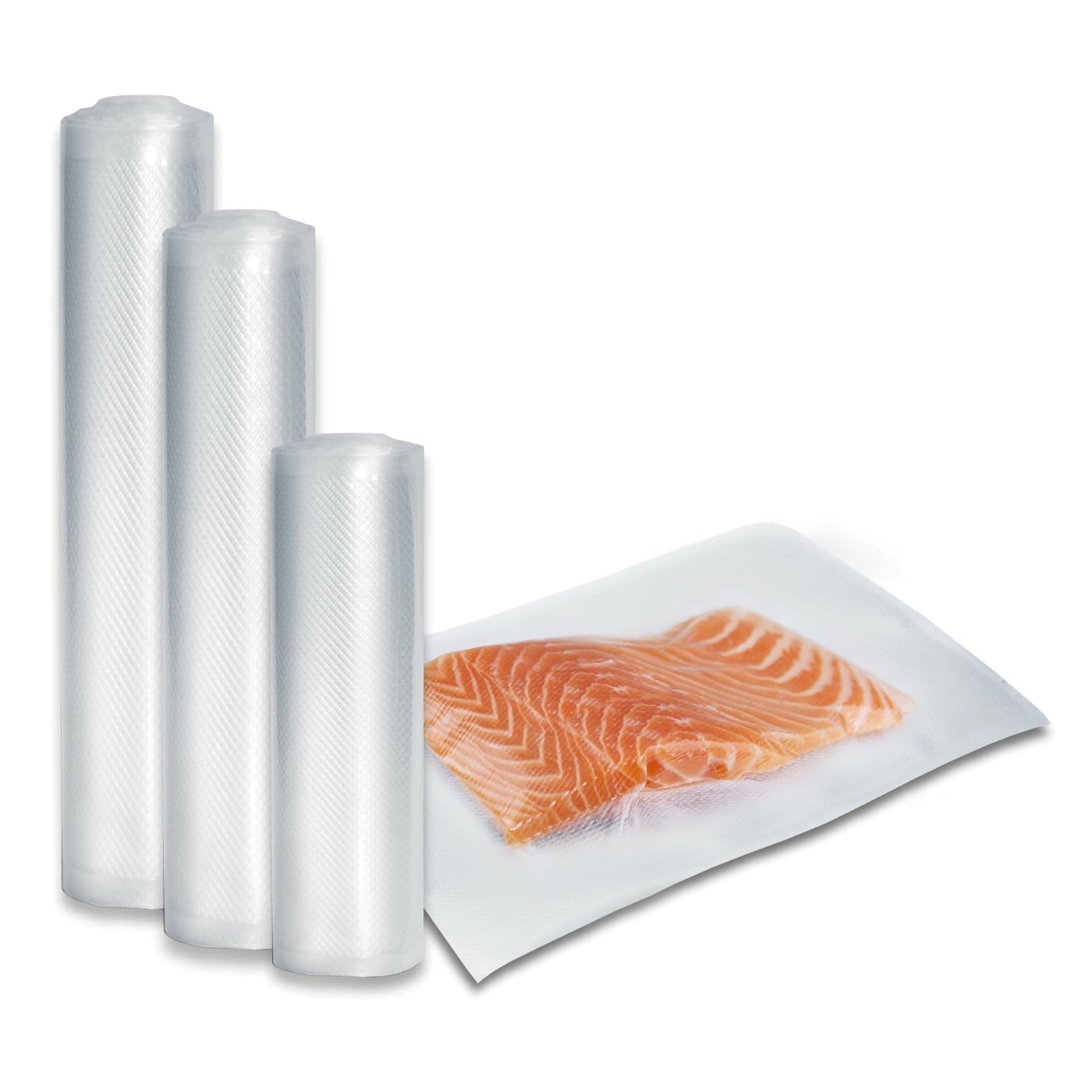 Caso - Foil set 2 for vacuuming + Sous Vide Cooking - 01236 - Dimensions (W x L) 30 x 40 cm, 20 x 600 cm, 28 x 600 cm, 30 x 600 cm