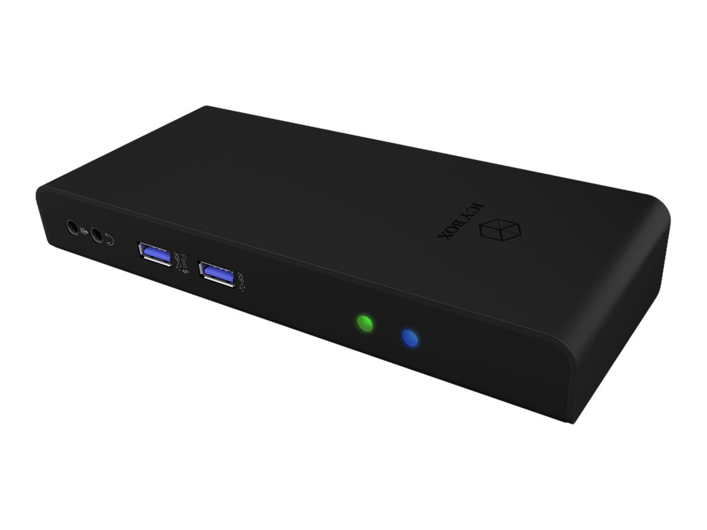 Raidsonic - Icy Box USB 3.2 Gen 1 Notebook DockingStation - IB-DK2251AC - Dock - HDMI ports quantity 2