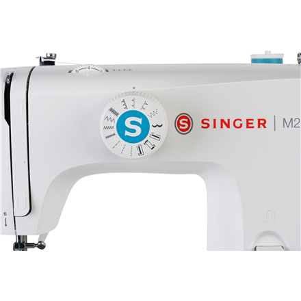 Singer - Sewing Machine - M2105 - Number of stitches 8 - Number of buttonholes 1 - White