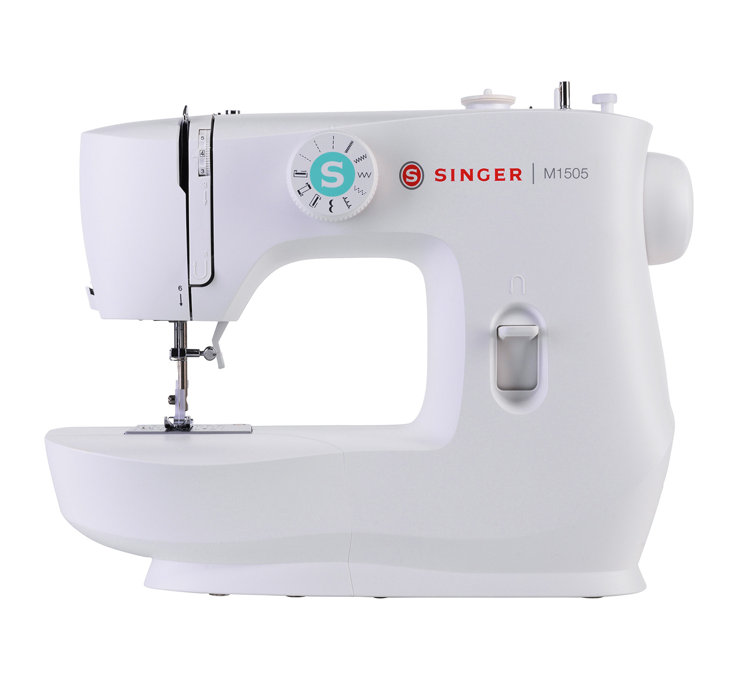 Singer - Sewing Machine - M1505 - Number of stitches 6 - Number of buttonholes 1 - White
