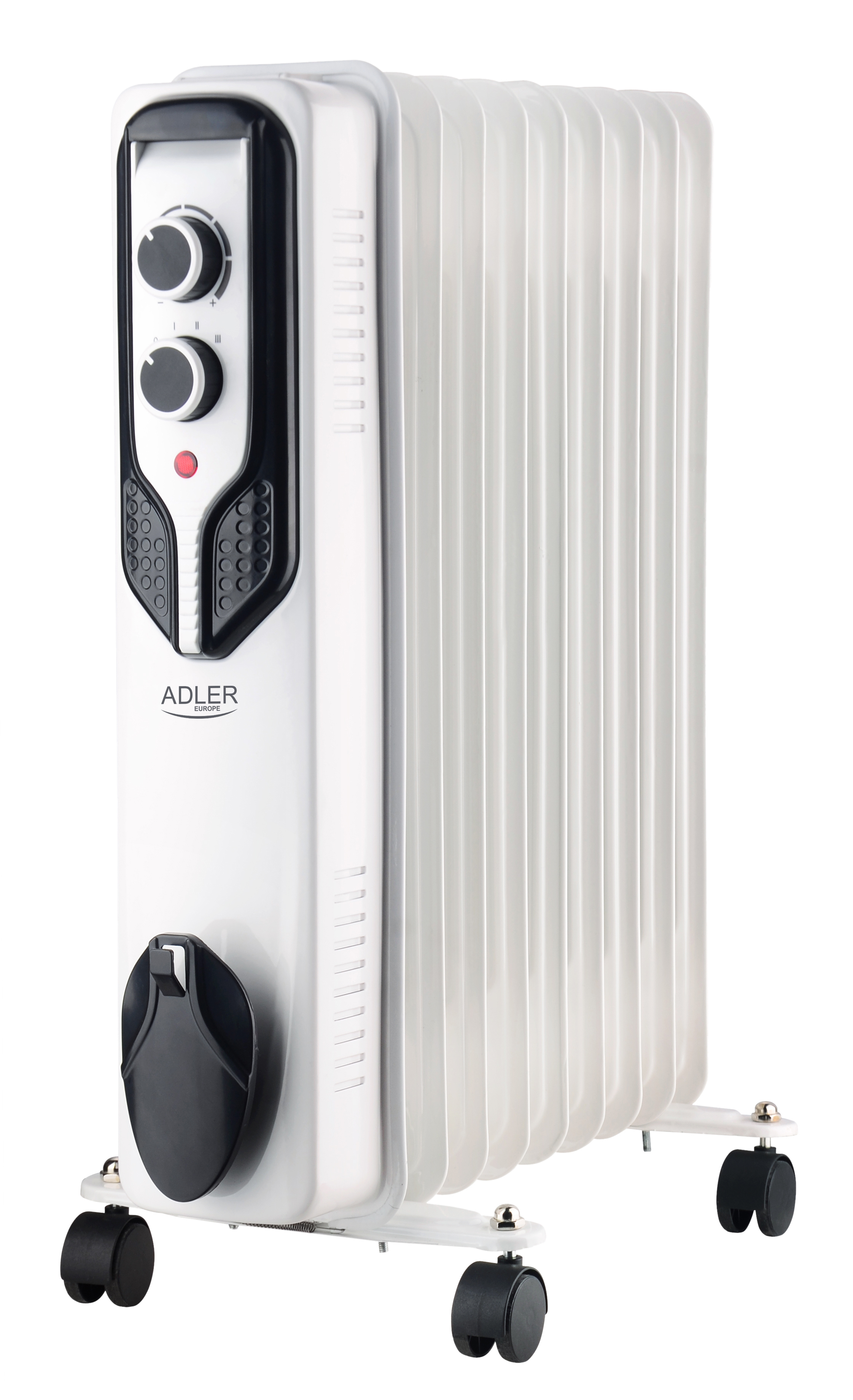 Adler - Oil-Filled Radiator - AD 7816 - Oil Filled Radiator - 2000 W - Number of power levels 3 - White