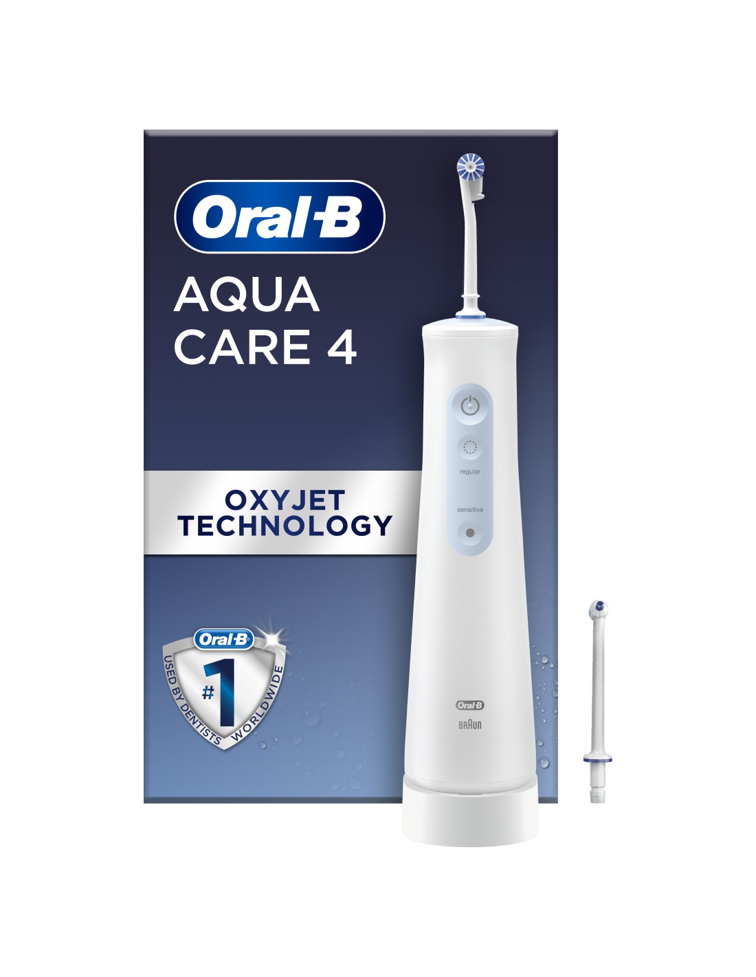 Oral-B - AquaCare 6 Pro-Expert Irrigator - MDH20.026.2 - 145 ml - Number of heads 3 - White