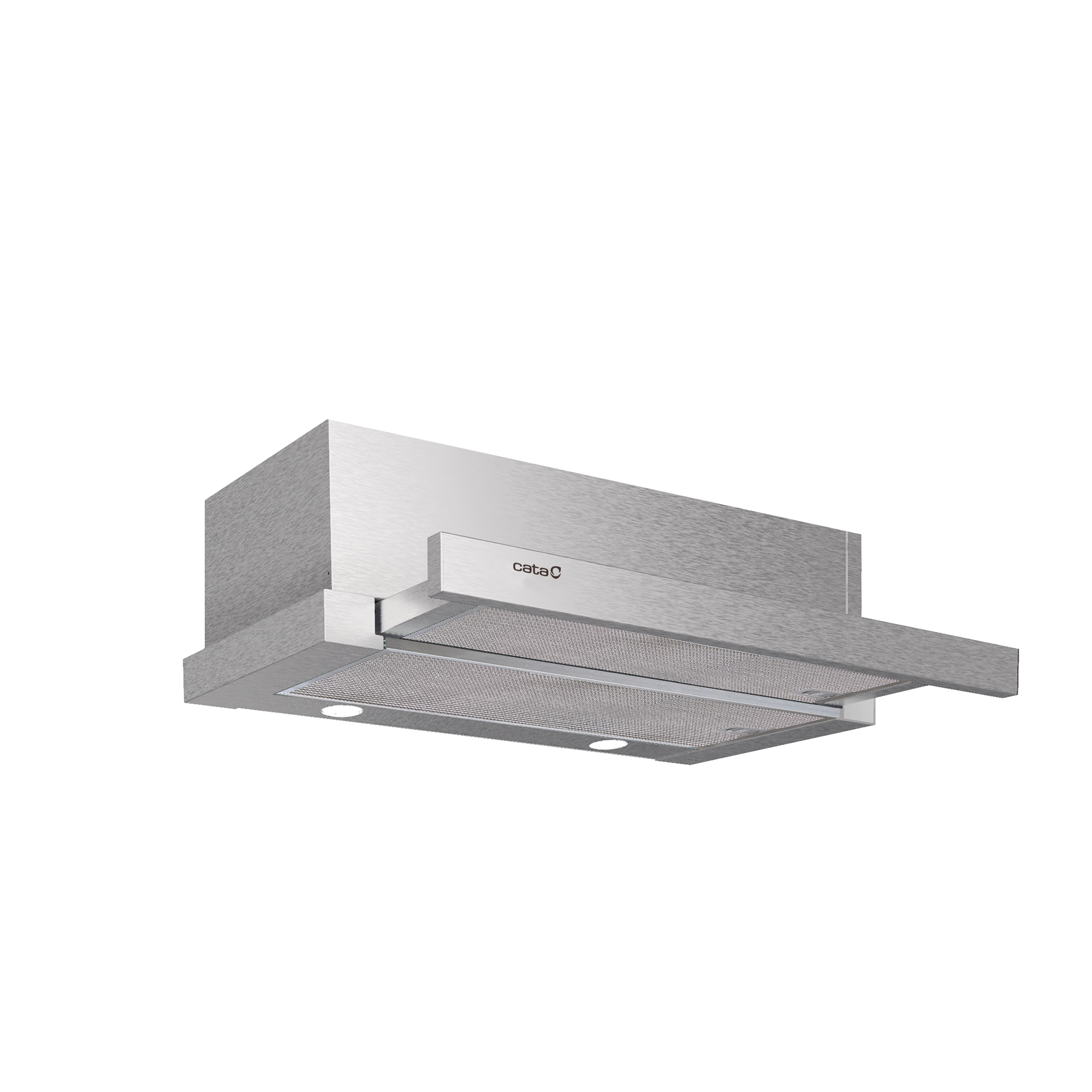 CATA Hood - EXTENDER 600 - Telescopic - Energy efficiency class C - Width 60 cm - 390 m³/h - Mechanical - ECOLED - Stainless Steel