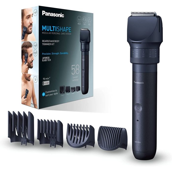 Panasonic Beard, Hair Trimmer - MultiShape ER-CKN1-PAC1 - Cordless - Wet & Dry - Number of length steps 39 - Black