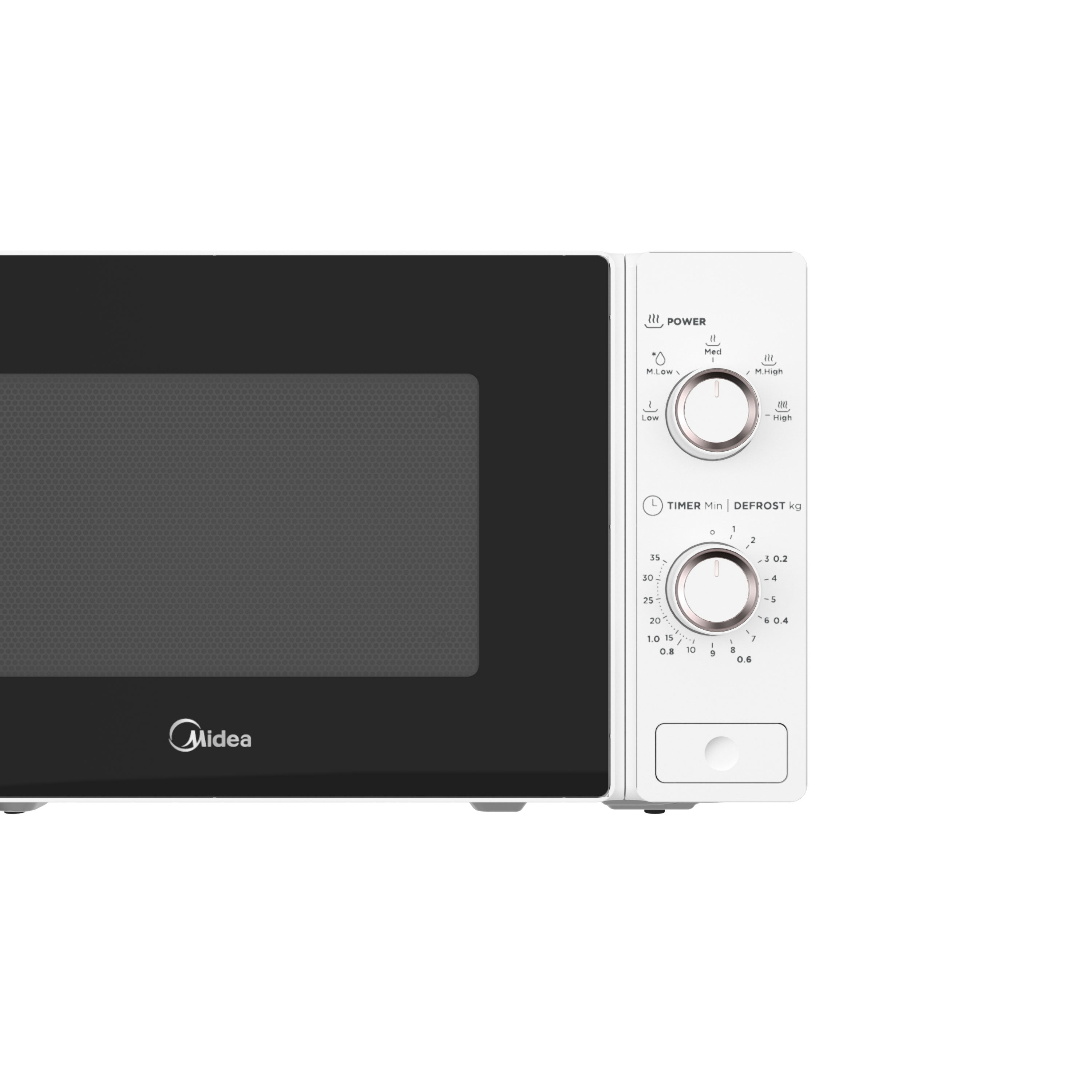 Midea Microwave Oven - MM720C2AT-W - Free standing - 700 W - 20 L - White