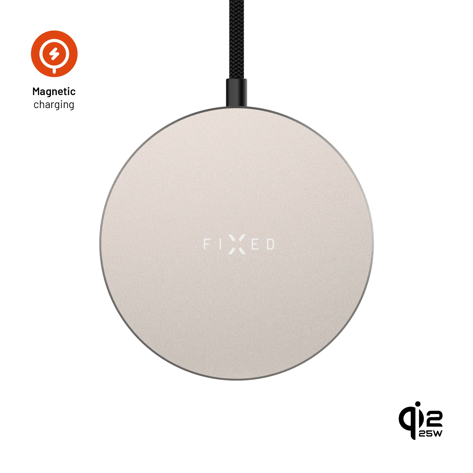 Fixed MagPad Slim wireless charger with Qi2.2, MagSafe support