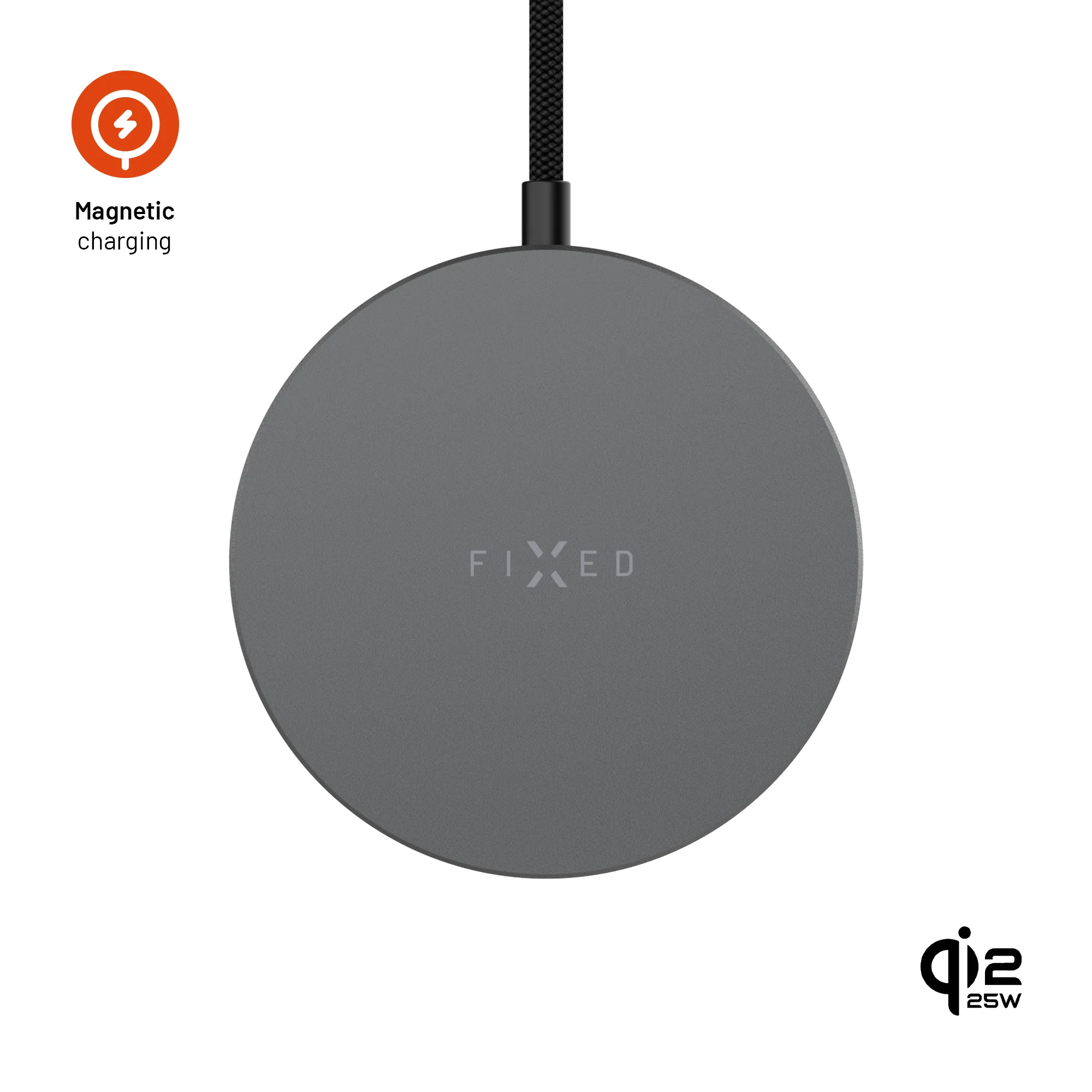 Fixed MagPad Slim wireless charger with Qi2.2, MagSafe support