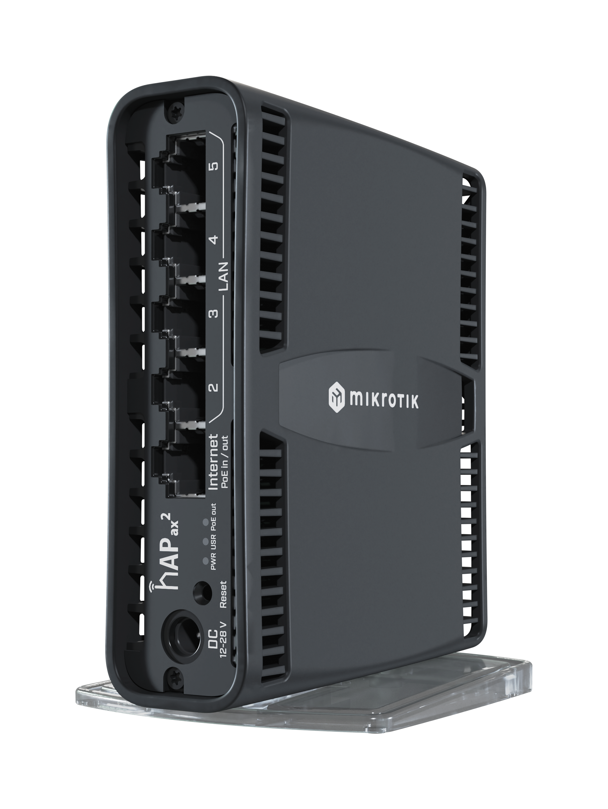 MikroTik C52iG-5HaxD2HaxD-TC - hAP ax² - MikroTik - hAP ax² - C52iG-5HaxD2HaxD-TC - 802.11ax - 1200 Mbit/s (5 GHz)/ 574 Mbit/s (2.4 GHz) Mbit/s - No mobile broadband - 0