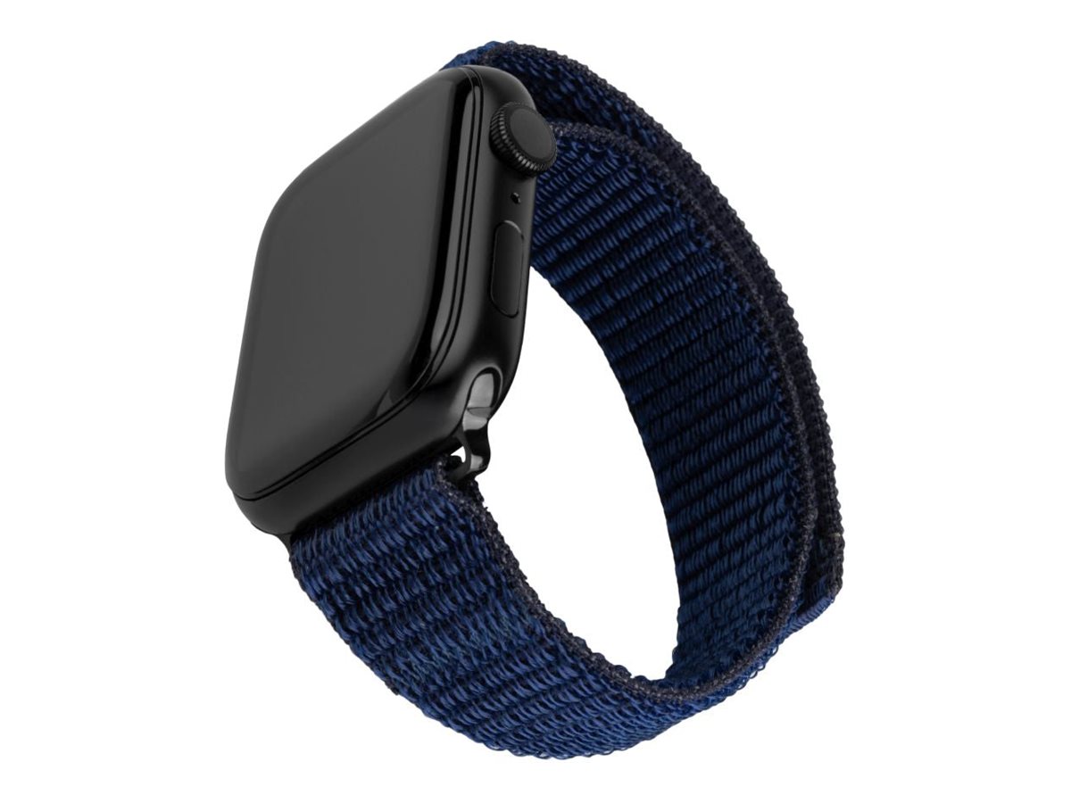 Fixed - Sporty Strap for Apple Watch 38/40/41mm - 160-210 - Nylon - Dark blue