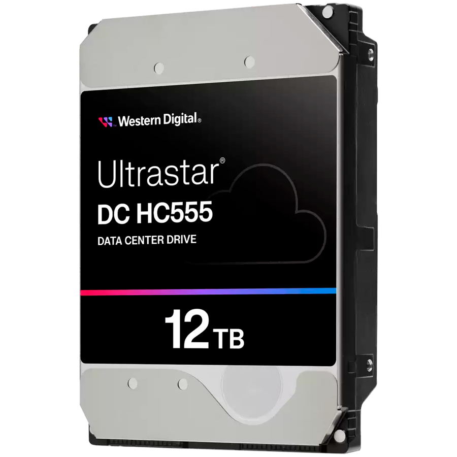 HDD Server WD Ultrastar DC HC555 12TB 512e SE, 3.5", 512MB, 7200 RPM, SATA, NP3, SKU: 0B48720