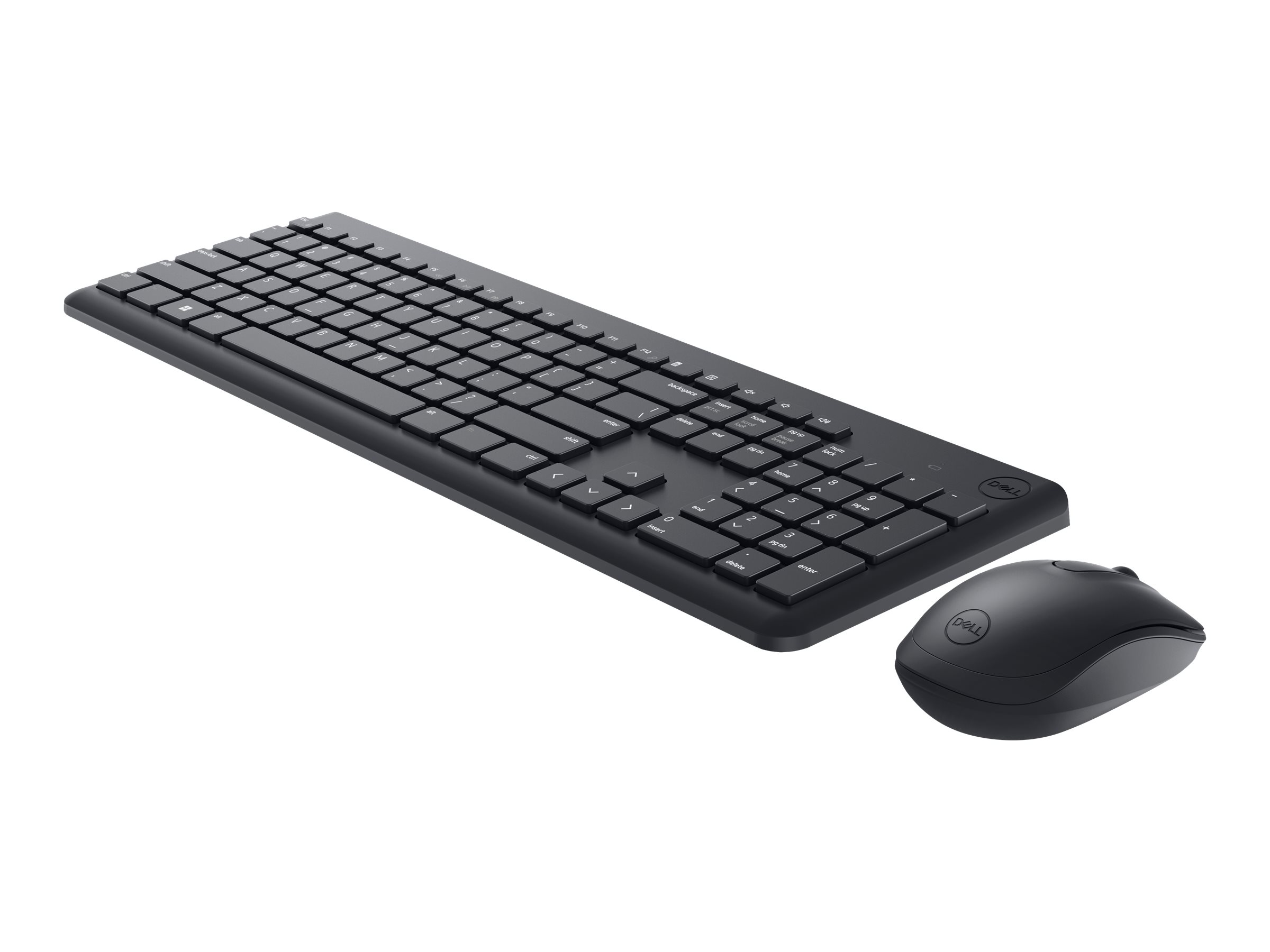 Dell Keyboard and Mouse - KM3322W - Keyboard and Mouse Set - Wireless - Batteries included - Wireless connection - Ukrainian - Black