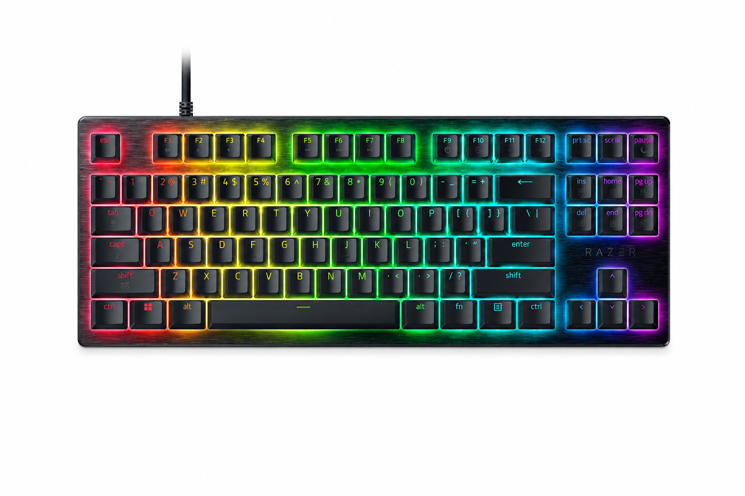 Razer Hall Effect Magnetic Esports Keyboard - Huntsman V3 HE Magnetic Tenkeyless 8KHz - Keyboard - Wireless - US - Razer Hall Effect Magnetic Switches