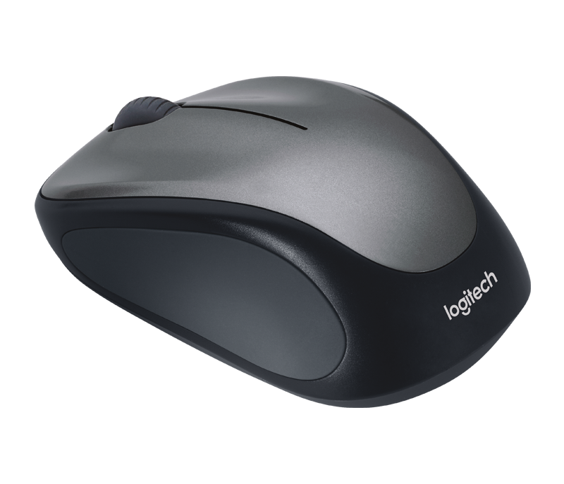 Logitech - Mouse - M235 - Wireless - Grey/ black