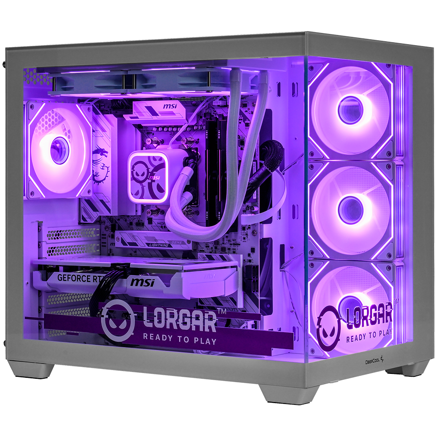 LORGAR Gaming PC Advanced A201 Ryzen 5 7500F RTX 5060 Ti White