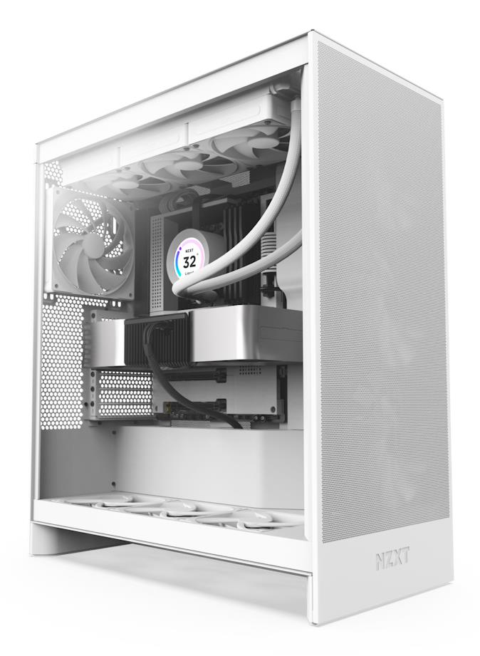 Case|NZXT|H7 Flow|MidiTower|ATX|EATX|MicroATX|MiniITX|Colour White|CM-H72FW-01