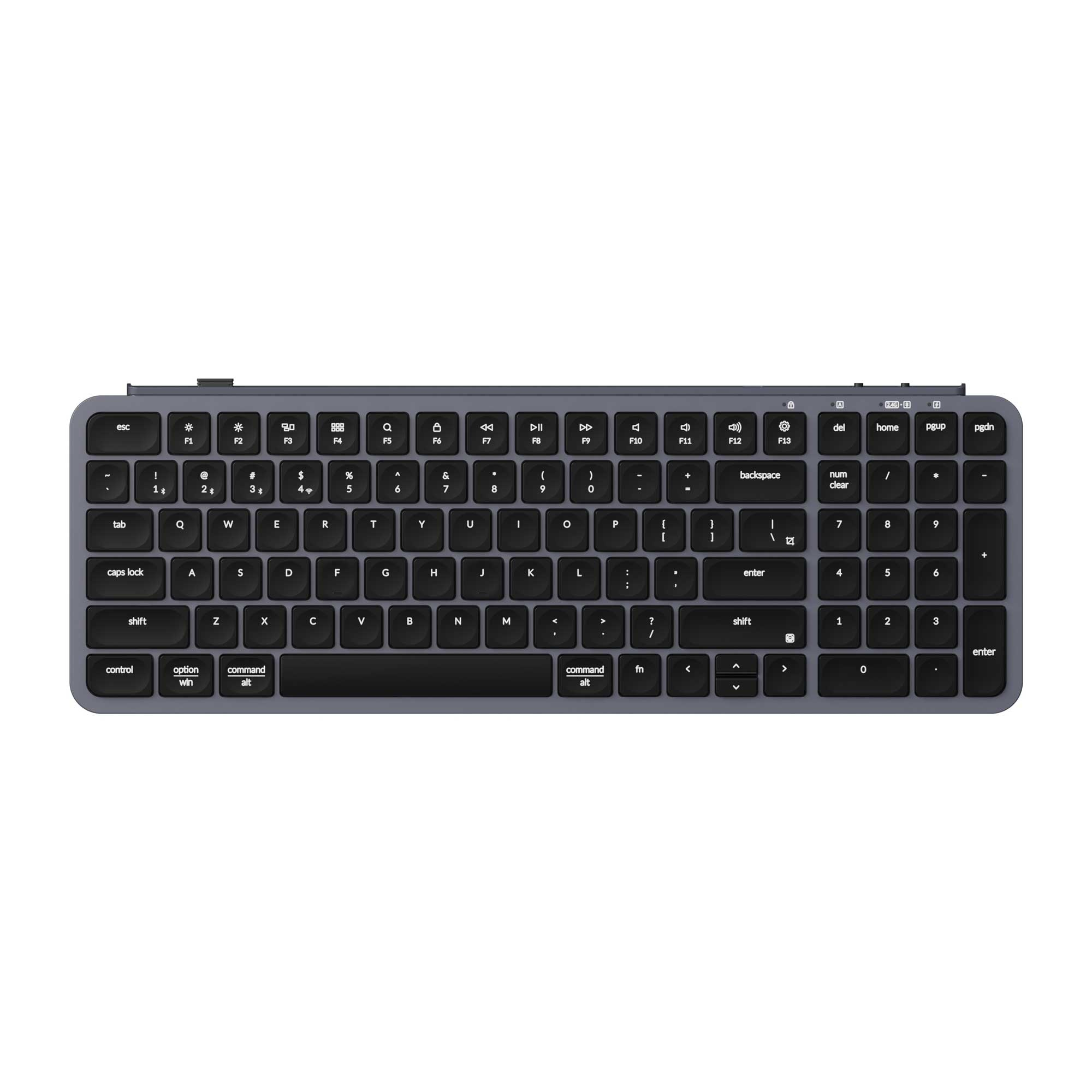 Keychron B2 Pro - US Layout - Ultra Low Profile Scissor - Space Grey Wireless Keyboard