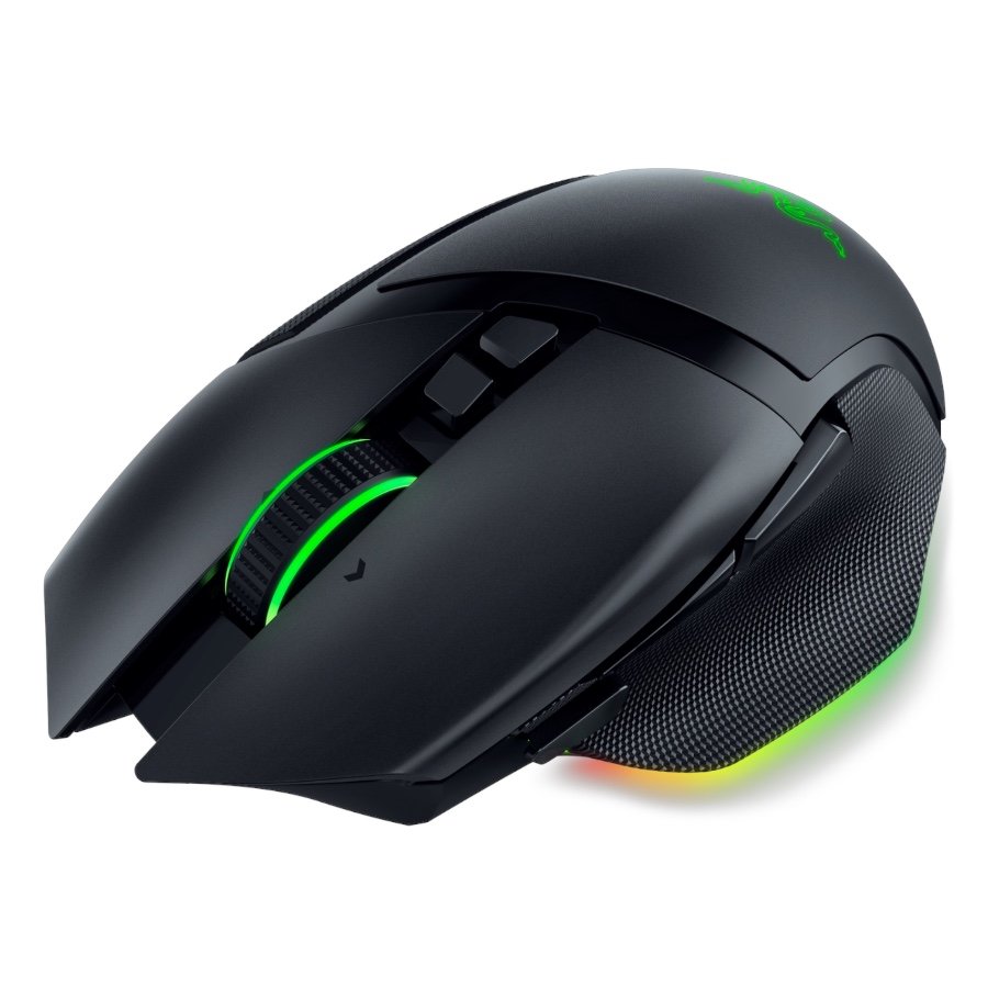 Razer Basilisk V3 Pro - Ergonomic Wireless Gaming Mouse, Razer HyperSpeed Wireless, Bluetooth, Speedflex Cable USB Type C, Razer Chroma RGB, Focus Pro 30K Optical Sensor, 30000DPI,  Optical Mouse Switches Gen-3, 4-way Razer HyperScroll tilt wheel