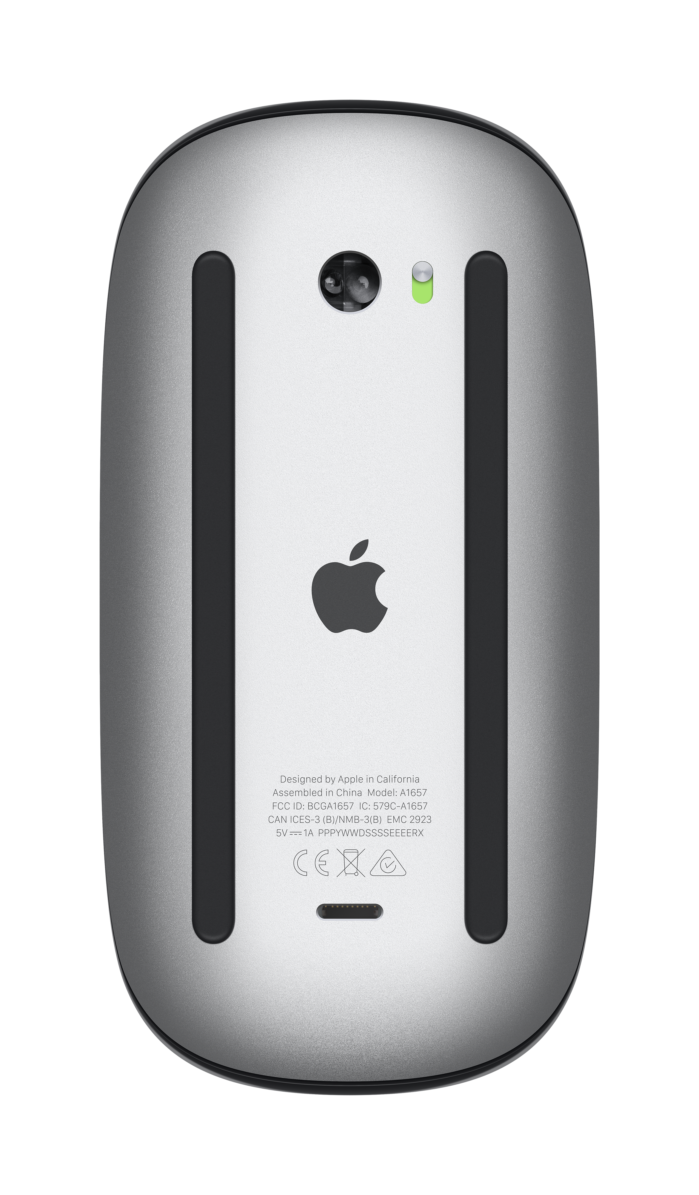 Apple Magic Mouse with Multi-Touch Surface - Wireless - Bluetooth - Black