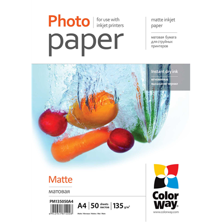 PM135050A4 - 135 g/m² - A4 - A4 - Matte Photo Paper