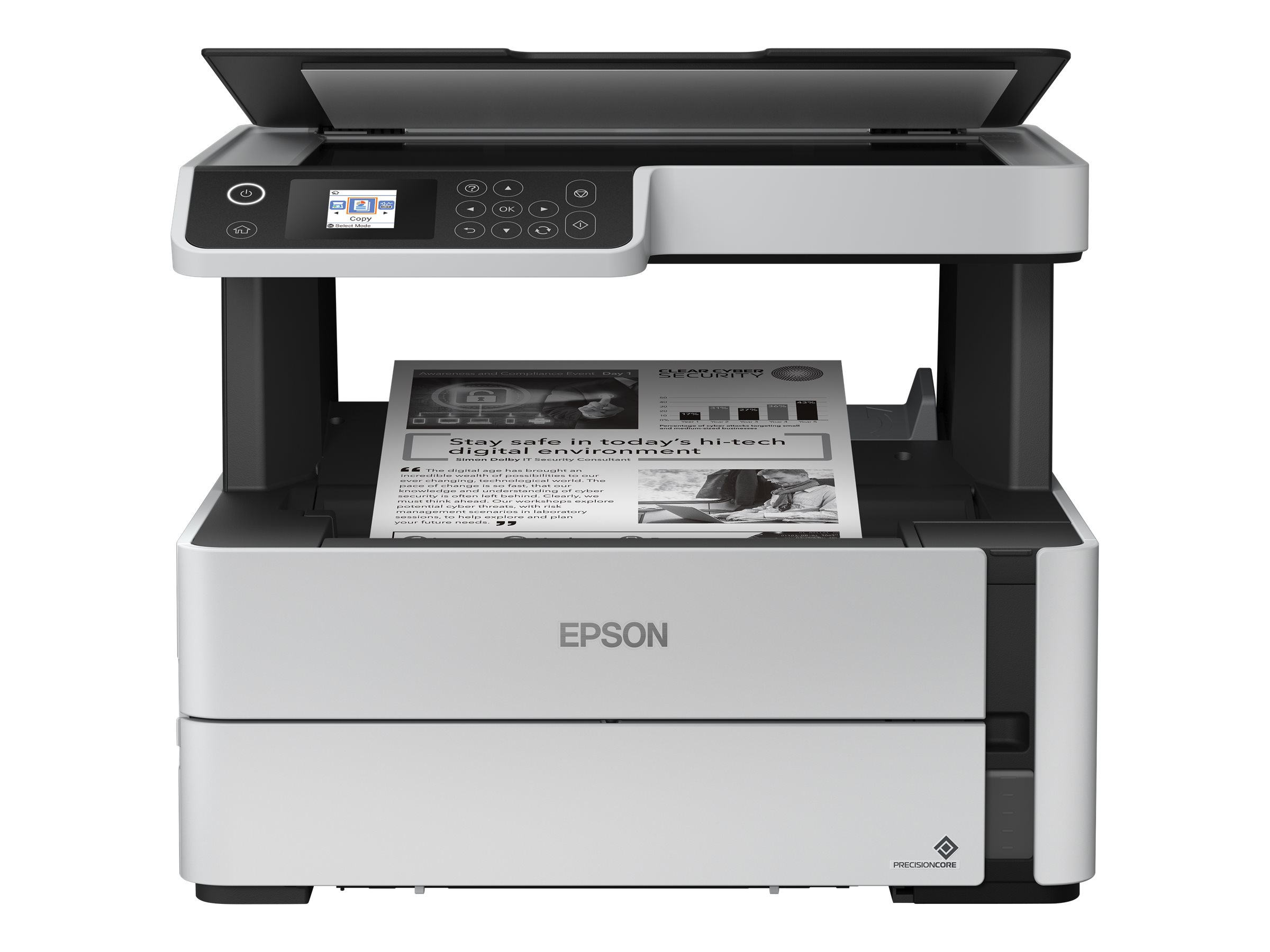 Epson - 3 in 1 printer - EcoTank M2170 - Inkjet - Mono - All-in-one - A4 - Wi-Fi - White