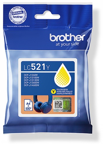 Brother LC521Y - Ink Cartridges - Yellow